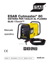 ESAB Cutmaster 80 Plasma Cutting System Manuale utente
