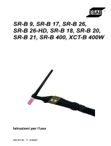 ESAB SR-B 9, SR-B 17, SR-B 26, SR-B 26-HD, SR-B 18, SR-B 20, SR-B 21, SR-B 400, XCT-B 400W Manuale utente
