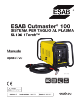 ESAB Cutmaster 100 PLASMA CUTTING SYSTEM Manuale utente