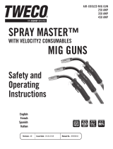 ESAB SPRAY MASTER™ with Velocity2 Consumables Mig Guns Manuale utente