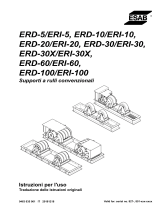 ESAB ERD-5/ERI-5, ERD-10/ERI-10, ERD-20/ERI-20, ERD-30/ERI-30, ERD-60/ERI-60, ERD-100/ERI-100 Manuale utente
