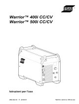 ESAB Warrior™ 400i cc/cv, Warrior™ 500i cc/cv Manuale utente