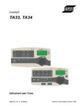 ESAB TA33, TA34 Manuale utente