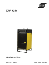 ESAB TAF 1251 Manuale utente