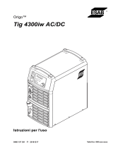 ESAB Tig 4300iw AC/DC Manuale utente