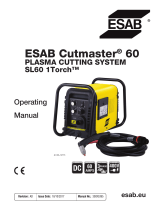 ESAB ESAB Cutmaster 60 Plasma Cutting System Manuale utente
