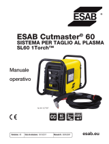ESAB Cutmaster 60 Plasma Cutting System Manuale utente