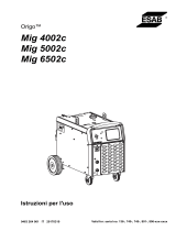 ESAB Mig 4002c, Mig 5002c, Mig 6502c Manuale utente
