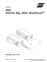 ESAB Retrofit Mig 4004i WeldCloud™ Manuale utente