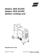 ESAB Heliarc 283i AC/DC, 353i AC/DC, Heliarc Cooling Unit Manuale utente