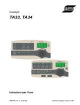 ESAB TA33, TA34 Manuale utente