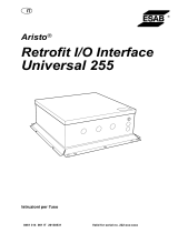 ESAB Aristo® Retrofit I/O Interface Universal 255 Manuale utente