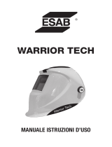 ESAB Warrior Tech welding helmet Manuale utente