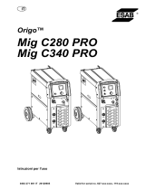 ESAB Mig C280 PRO, Mig C340 PRO Manuale utente