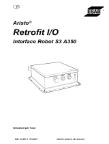 ESAB Retrofit I/O Interface Robot S3 A350 - Aristo For ABB Manuale utente
