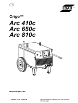 ESAB Origo™ Arc 810c Manuale utente