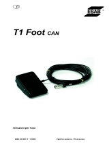 ESAB T1 Foot CAN Manuale utente