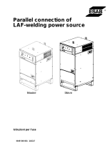 ESAB Parallel connection of LAF-welding power source Manuale utente