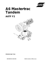 ESAB A6 Mastertrac Tandem Manuale utente