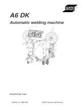 ESAB A6 DK Automatic welding machine Manuale utente