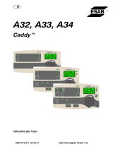 ESAB A34 Caddy Manuale utente