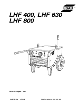 ESAB LHF 400, LHF 630, LHF 800 Manuale utente