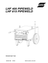 ESAB LHF 405 Pipeweld, LHF 615 Pipeweld Manuale utente
