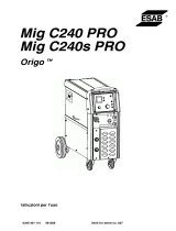 ESAB Mig C240 PRO, Mig C240s PRO Manuale utente
