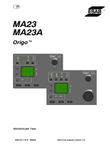 ESAB MA23, MA23A Origo™ black Manuale utente