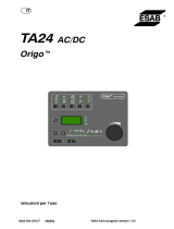 ESAB TA24 AC/DC Origo™ Manuale utente