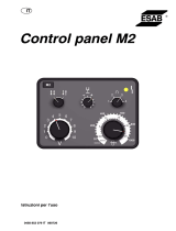 ESAB Control panel M2 Manuale utente