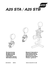 ESAB STA, STB A25 STA, A25 STB Manuale utente