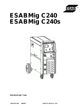 ESAB Mig C240, Mig C240s Manuale utente