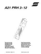 ESAB PRH 3-12 A21 PRH 3-12 Manuale utente