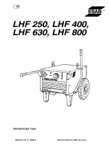 ESAB LHF 250 Manuale utente