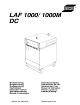 ESAB LAF 1000 / LAF 1000M DC Manuale utente