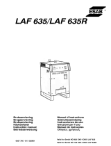 ESAB LAF 635/ LAF 635R Manuale utente