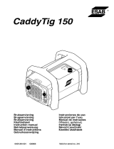 ESAB Caddy®Tig 150 Manuale utente