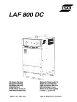 ESAB LAF 800 Manuale utente