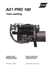 ESAB A21 PRD 160 Manuale utente