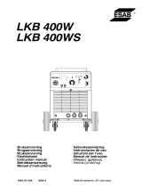 ESAB LKB 400W, LKB 400WS Manuale utente