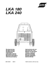 ESAB LKA 180, LKA 240 Manuale utente