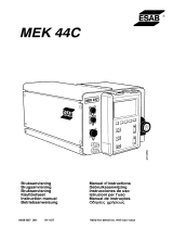 ESAB MEK 44C Manuale utente