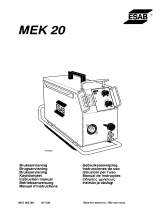 ESAB MEK 20 Manuale utente