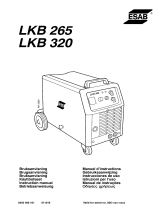 ESAB LKB 265, LKB 320, LKB 265 4WD, LKB 320 4WD Manuale utente
