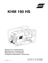 ESAB KHM 190 HS Manuale utente