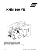 ESAB KHM 190 YS Manuale utente