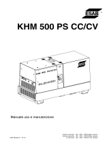 ESAB KHM 500 PS - CC/CV Manuale utente
