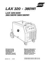 ESAB LAX 320 Manuale utente