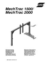 ESAB MechTrac 1500 / MechTrac 2000 Manuale utente